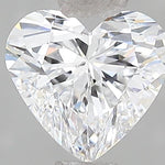 IGI 1.07 Carat Heart Lab Grown Diamond