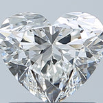 GIA 0.90 Carat Heart Natural Diamond
