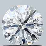 GIA 0.9 Carat Round Brilliant Natural Diamond 鑽石