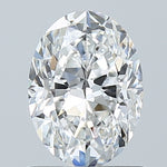 GIA 0.90 Carat Oval Natural Diamond