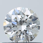 GIA 0.56 Carat Round Brilliant Natural Diamond 鑽石