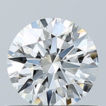 GIA 0.63 Carat Round Brilliant Natural Diamond 鑽石