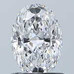 GIA 0.90 Carat Oval Natural Diamond
