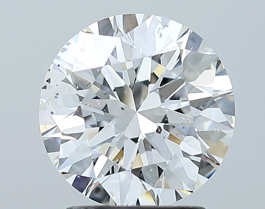 GIA 2 Carat Round Brilliant Natural Diamond 鑽石