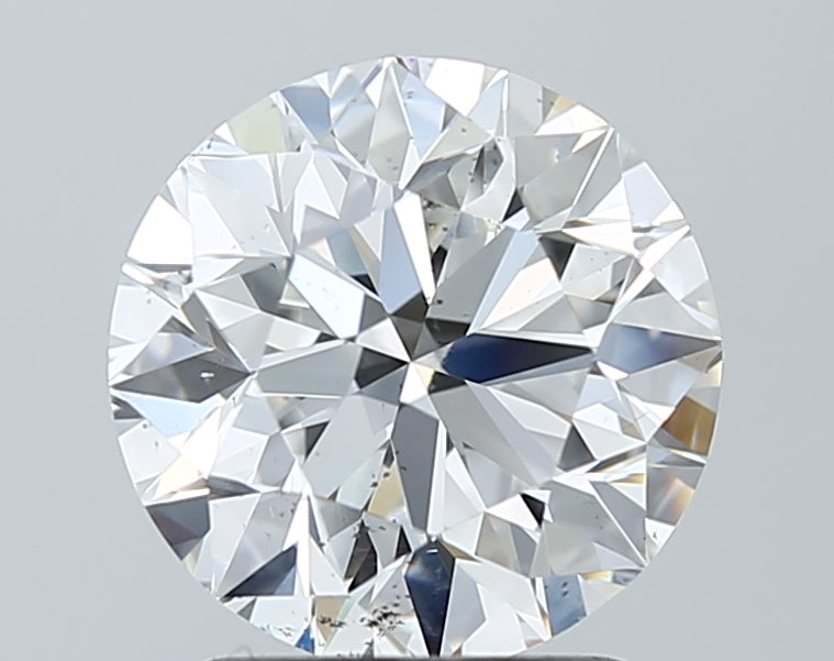 GIA 2 Carat Round Brilliant Natural Diamond 鑽石