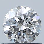 GIA 0.63 Carat Round Brilliant Natural Diamond 鑽石
