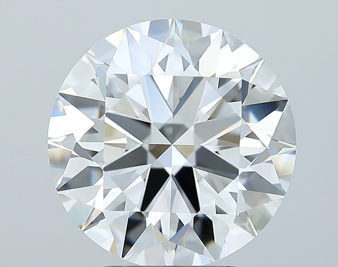 GIA 4.09 Carat Round Brilliant Natural Diamond