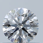 GIA 0.57 Carat Round Brilliant Natural Diamond 鑽石