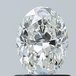 GIA 0.90 Carat Oval Natural Diamond