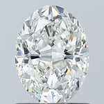 GIA 0.90 Carat Oval Natural Diamond