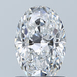 GIA 0.90 Carat Oval Natural Diamond