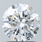 GIA 1.34 Carat Round Brilliant Natural Diamond 鑽石