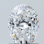 GIA 1.00 Carat Oval Natural Diamond