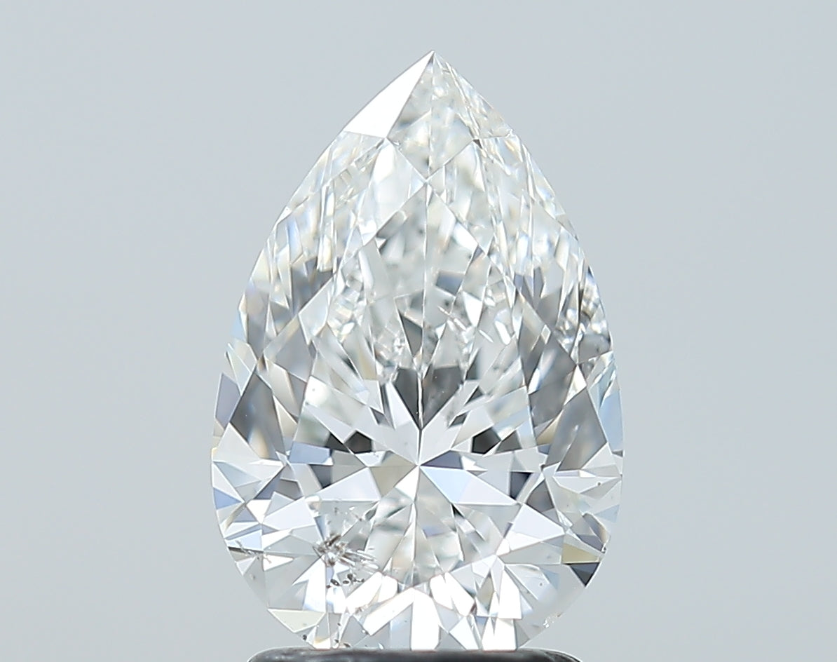 GIA 2 Carat Pear Natural Diamond 鑽石