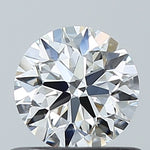 GIA 0.58 Carat Round Brilliant Natural Diamond 鑽石