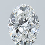GIA 0.80 Carat Oval Natural Diamond