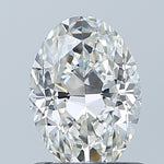 GIA 0.90 Carat Oval Natural Diamond