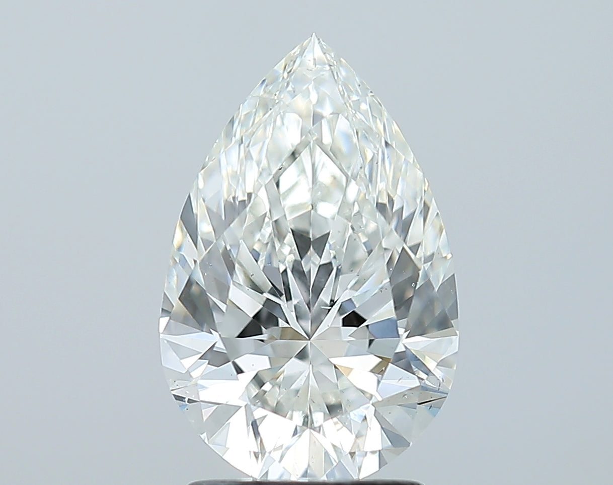 GIA 2.02 Carat Pear Natural Diamond 鑽石