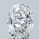 GIA 0.90 Carat Oval Natural Diamond