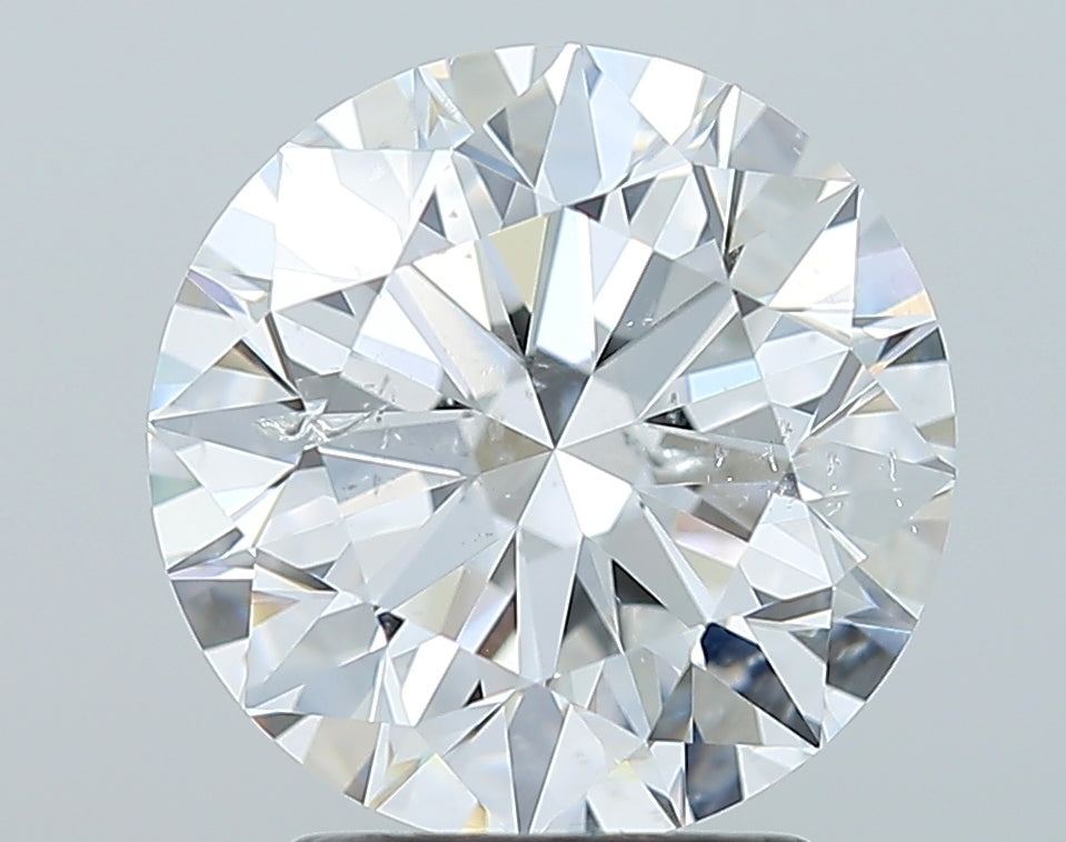 GIA 2.72 Carat Round Brilliant Natural Diamond 鑽石