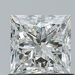 GIA 1 Carat Princess Cut Natural Diamond 鑽石