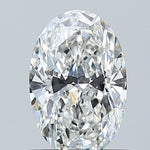 GIA 0.80 Carat Oval Natural Diamond