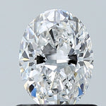 GIA 0.90 Carat Oval Natural Diamond