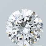 GIA 0.50 Carat Round Brilliant Natural Diamond