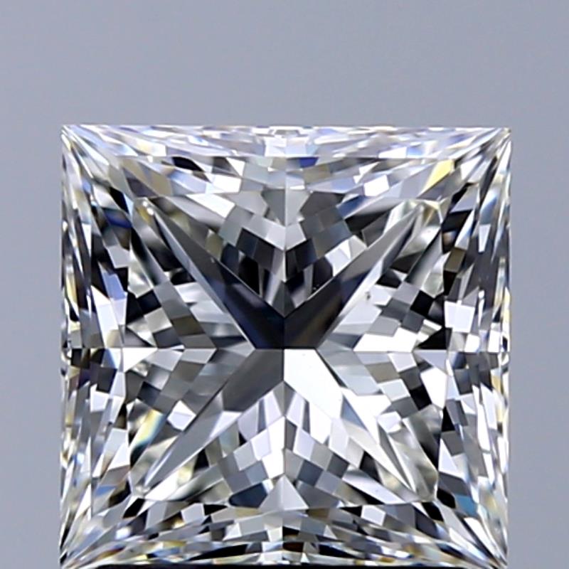 GIA 2.01 Carat Princess Cut Natural Diamond 鑽石