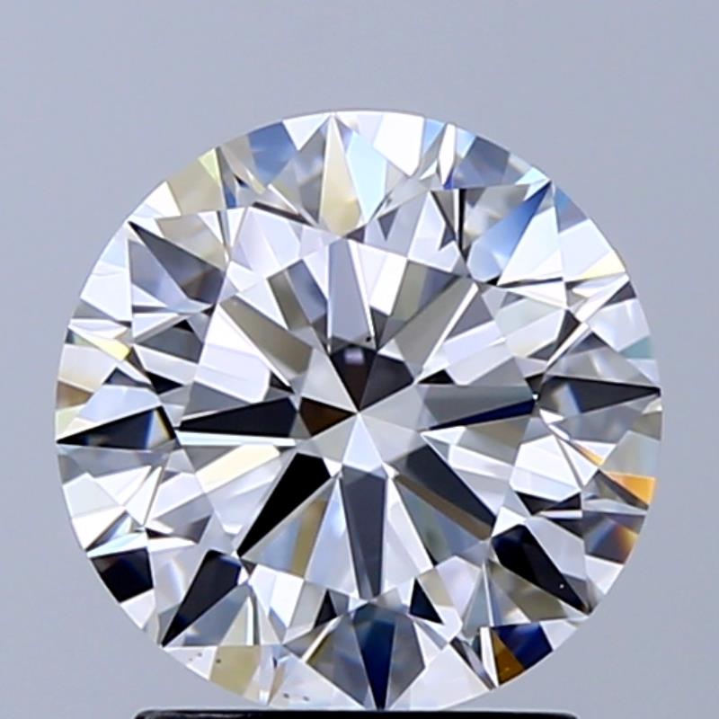GIA 2 Carat Round Brilliant Natural Diamond 鑽石