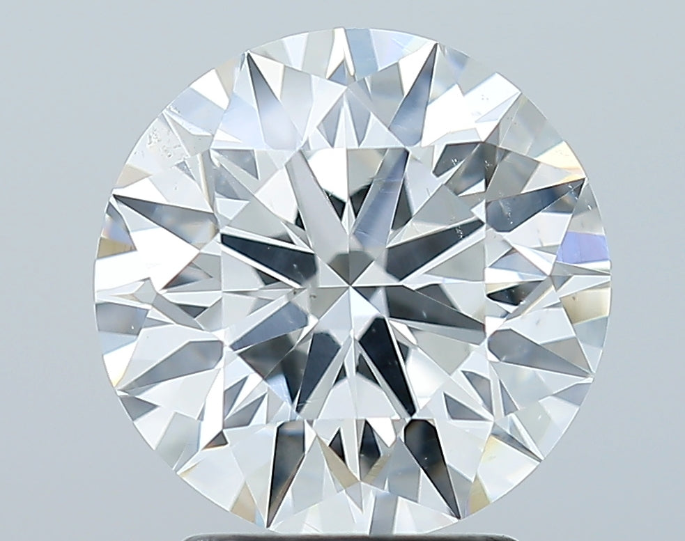 GIA 2.71 Carat Round Brilliant Natural Diamond 鑽石