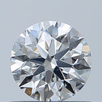 GIA 0.57 Carat Round Brilliant Natural Diamond 鑽石