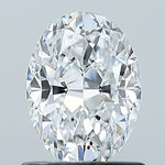 GIA 0.90 Carat Oval Natural Diamond