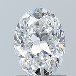 GIA 0.90 Carat Oval Natural Diamond