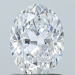 GIA 1.00 Carat Oval Natural Diamond