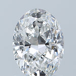 GIA 0.90 Carat Oval Natural Diamond