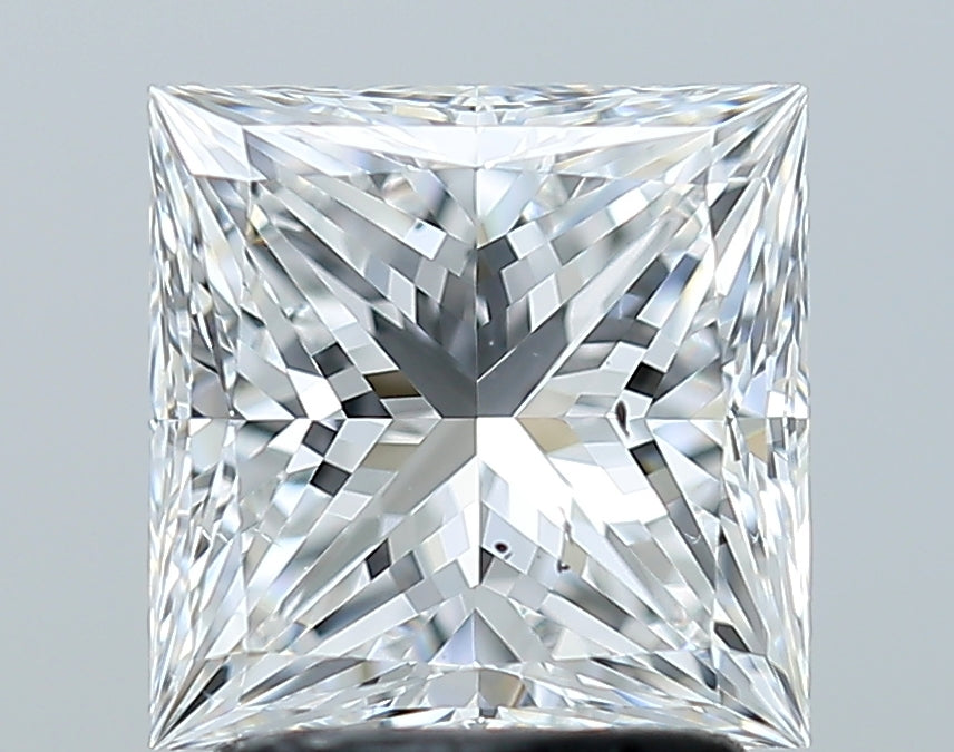 GIA 2.02 Carat Princess Cut Natural Diamond 鑽石