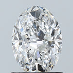 GIA 1.00 Carat Oval Natural Diamond