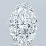 GIA 0.90 Carat Oval Natural Diamond
