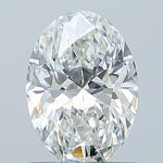GIA 0.90 Carat Oval Natural Diamond