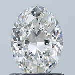 GIA 0.90 Carat Oval Natural Diamond