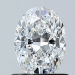 GIA 0.90 Carat Oval Natural Diamond