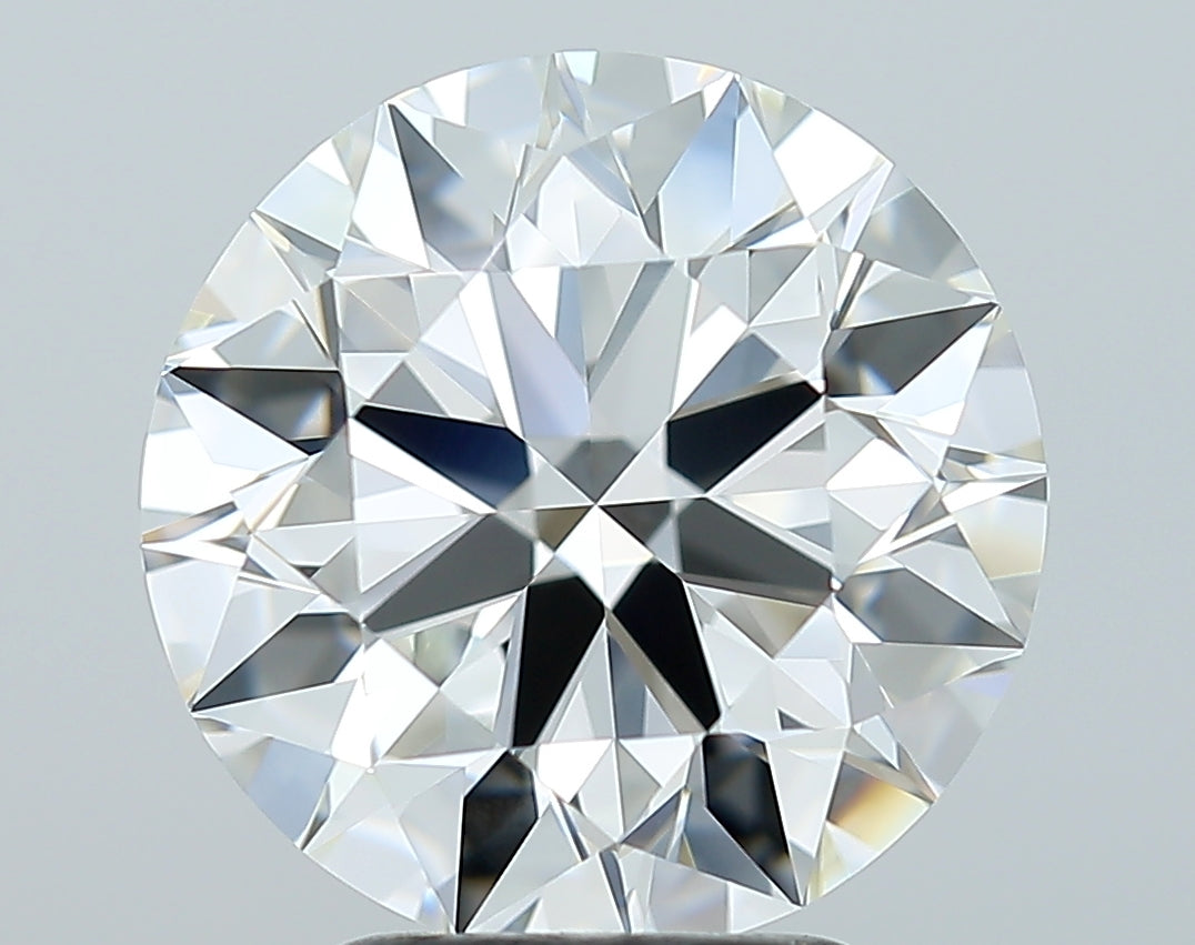 GIA 3.53 Carat Round Brilliant Natural Diamond 鑽石