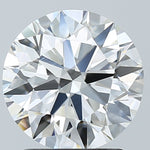 GIA 2.08 Carat Round Brilliant Natural Diamond 鑽石