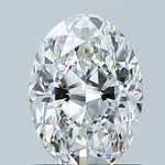 GIA 0.90 Carat Oval Natural Diamond