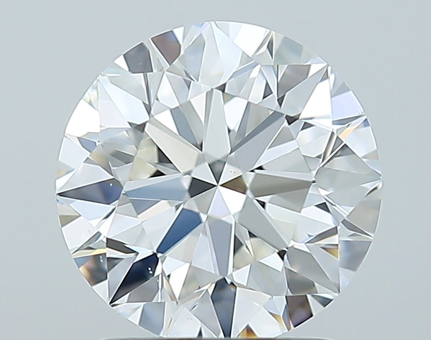 GIA 1.69 Carat Round Brilliant Natural Diamond 鑽石