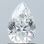 GIA 1.00 Carat Pear Natural Diamond