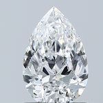 GIA 1.00 Carat Pear Natural Diamond