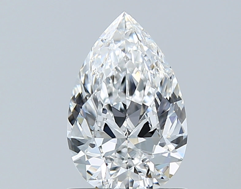 GIA 1.00 Carat Pear Natural Diamond