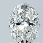 GIA 1.00 Carat Oval Natural Diamond